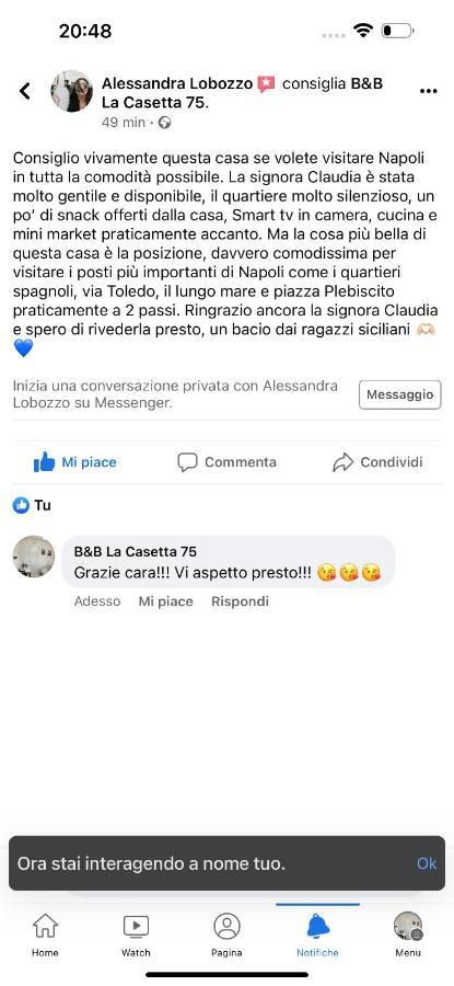 La Casetta 75 Napoli Eksteriør bilde